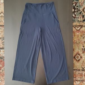 Lululemon Align Wide Leg Super-High-Rise Crop Navy